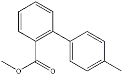 4'-甲基联苯-2-羧酸甲酯结构式