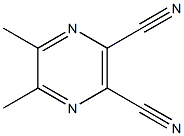 5,6-二甲基-2,3-吡嗪二甲腈结构式