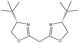 (S,S)-2,2'-亚甲基双(4-叔丁基-2-恶唑啉)结构式