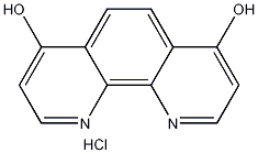 4,7-二羟基-1,10-菲咯啉盐酸盐结构式