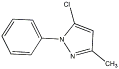 5-氯-3-甲基-1-苯基吡唑结构式