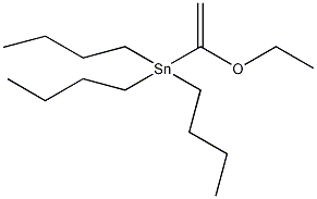 三丁基(1-乙氧基乙烯基)锡结构式