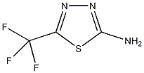 2-氨基-5-三氟甲基-1,3,4-噻二唑结构式