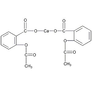 乙酰水杨酸钙结构式