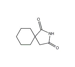 2-氮杂螺[4.5]癸烷-1,3二酮结构式