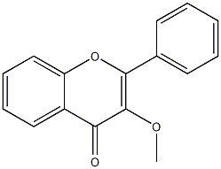 3-甲氧基黄酮结构式