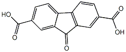 9-芴酮-2,7-二羧酸结构式