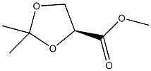 (S)-2,2-二甲基-1,3-二氧戊环-4-羧酸甲酯结构式