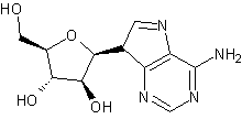 9-β-D-糖呋喃腺嘌呤结构式