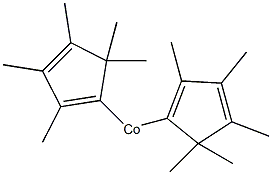 双(五甲基环戊二烯)钴(II)结构式