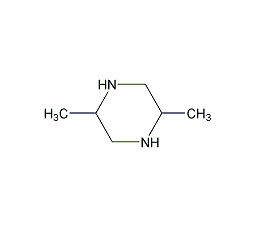 2,5-二甲基哌嗪结构式