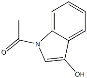 1-乙酰基-3-羟基吲哚结构式