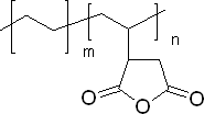 聚乙烯-接支-马来酸酐结构式