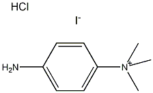 (4-氨基苯基)氧乙基三甲基碘盐酸盐结构式