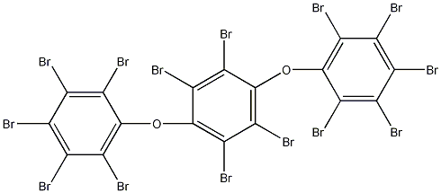 十四溴-1,4-二苯氧基苯结构式