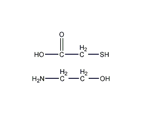 乙醇胺巯基乙酸盐结构式