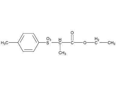 L-(-)-O-甲苯磺酰乳酸乙酯结构式