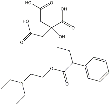 柠檬酸苯丁胺乙酯结构式