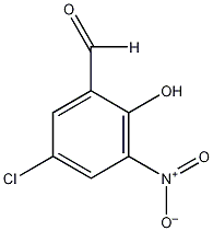 5-氯-3-硝基水杨醛结构式
