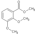 2,3-二甲氧基苯甲酸甲酯结构式