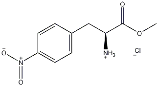 (S)-4-硝基苯基丙氨酸甲酯盐酸盐结构式