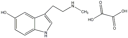 5-羟基-N-甲基色胺草酸盐结构式