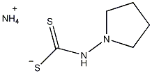 1-吡咯烷二硫代羧酸铵结构式