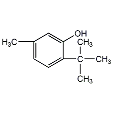 6-叔丁基间甲酚结构式