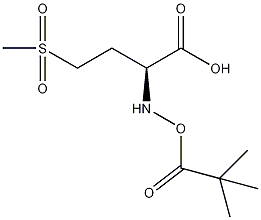丁氧羰基-甲硫氨酸(O2)-OH结构式