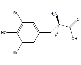 3,5-二溴-L-酪氨酸结构式