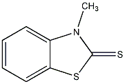 N-甲基苯并噻唑-2-硫酮结构式