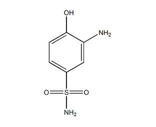 3-氨基-4-羟基苯磺酰胺结构式