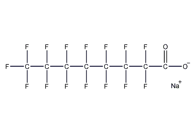 全氟辛酸钠结构式