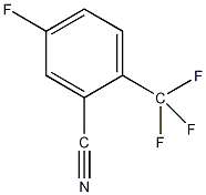 5-氟-2-(三氟甲基)苯甲腈结构式