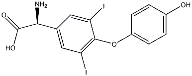 3,5-二碘-L-甲状腺原氨酸结构式