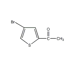 1-(4-溴-2-噻吩)乙酮结构式