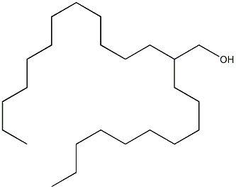 2-癸基-1-十四醇结构式