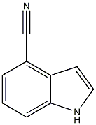 4-氰基吲哚结构式