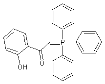 (2-羟基苯甲酰亚甲基)三苯基膦结构式