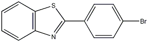 2-(4-溴苯基)苯并噻唑结构式