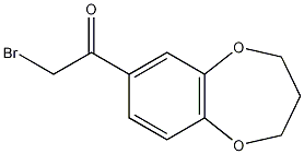2-溴-1-(3,4-二氢-1,5-苯并二氧-7-)乙酮结构式