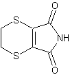 5,6-二氢-1,4-二硫-2,3-二酰亚胺结构式