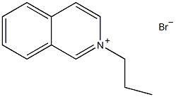 2-丙基异喹啉溴化鎓结构式