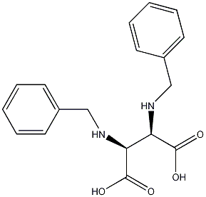内-2,3-双(苄氨基)丁二酸结构式