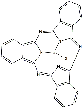 氯化硼亚酞菁结构式