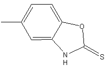 5-甲基苯并噁唑啉结构式