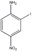 2-碘-4-硝基苯胺结构式