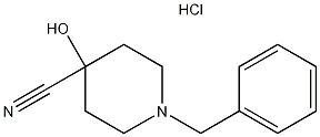 1-苄基-4-氰基-4-羟基哌啶盐酸盐结构式