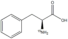 L-苯丙氨酸-15N结构式