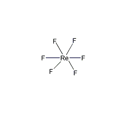 氟化铼(Ⅵ)结构式